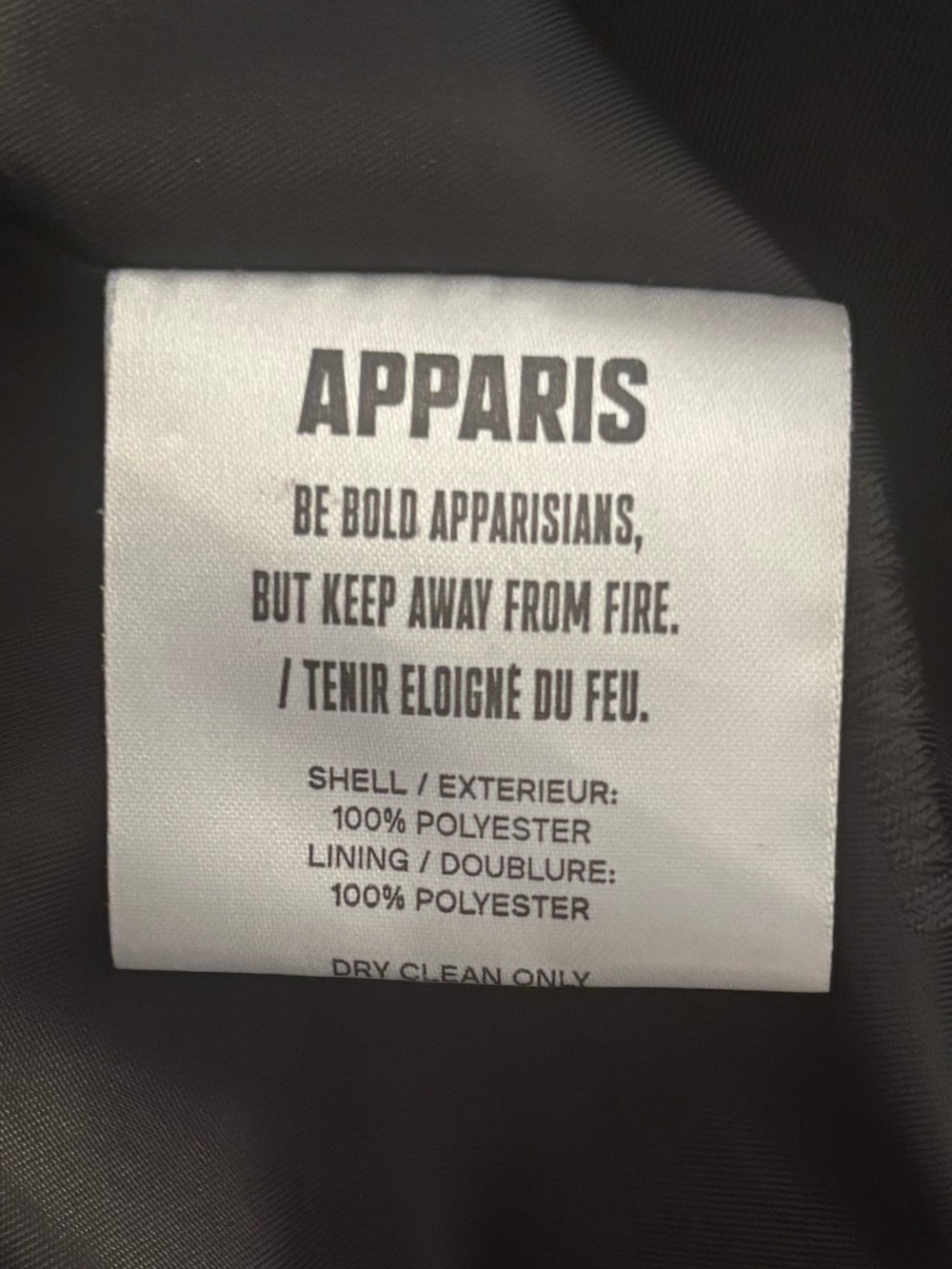Apparis Black Faux Fur Pea Coat - Picture 7 of 8